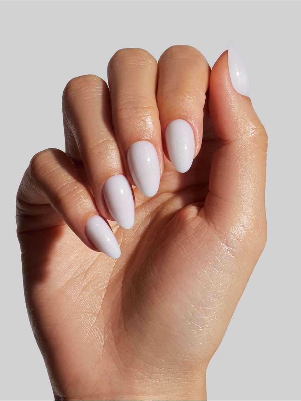 Celebritips Sugar Bunny White Press On Nails Short Almond NIB